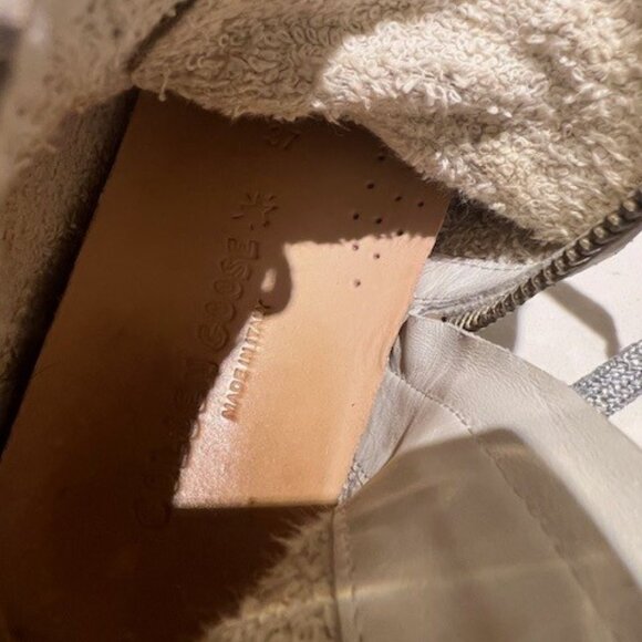 Golden Goose "Fancy" Leather High Top Sneakers - Size 37/7 - Picture 7 of 7